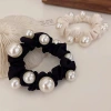 So versatile! Elegant pearl hair bands, simple ins hair ties, high-end style, small intestine ponytail, hair ties, rubber bands details Picture